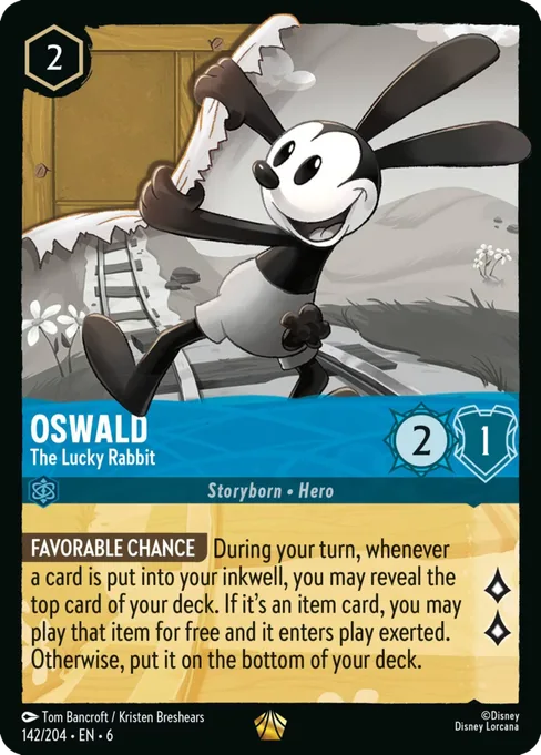Oswald - The Lucky Rabbit, Azurite Sea #142