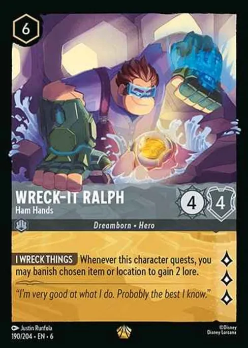 Wreck-It Ralph - Ham Hands, Azurite Sea #190
