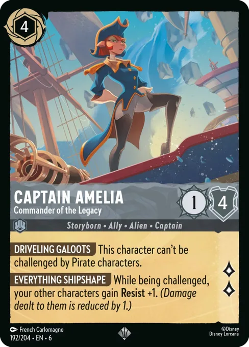 Captain Amelia - Commander of the Legacy, Azurite Sea #192