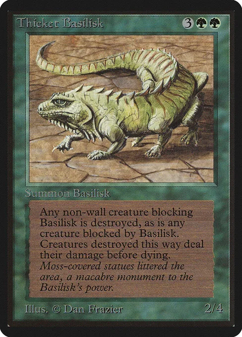 Thicket Basilisk, Limited Edition Beta #219