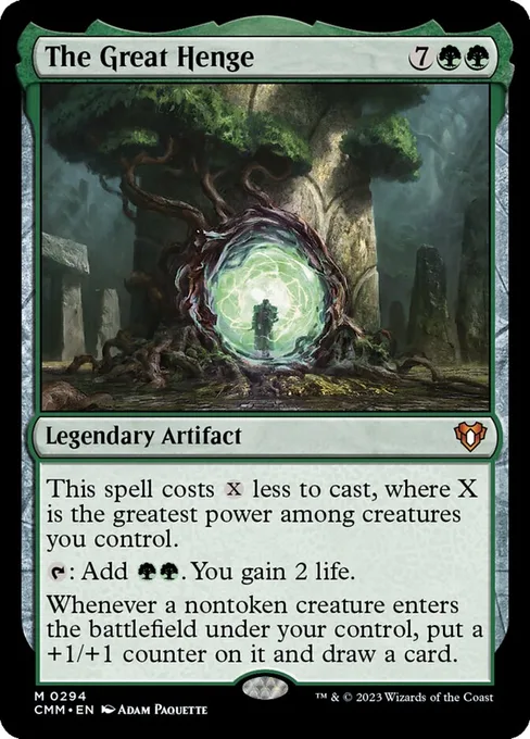 The Great Henge, Commander Masters #294