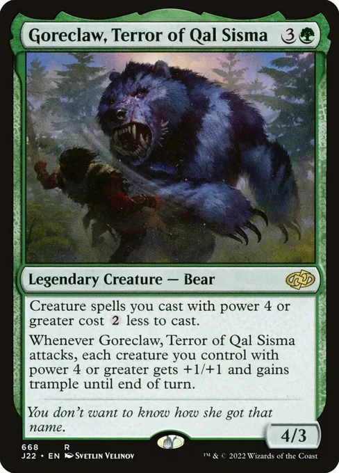 Goreclaw, Terror of Qal Sisma, Jumpstart 2022 #668