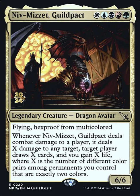 Niv-Mizzet, Guildpact, Murders at Karlov Manor Promos #220s