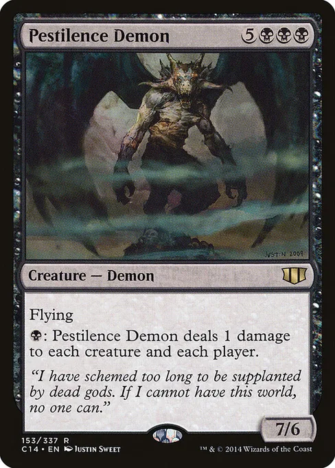 Pestilence Demon, Commander 2014 #153