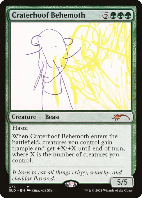 Craterhoof Behemoth, Secret Lair Drop #376