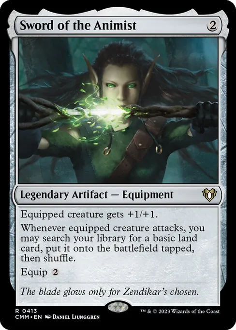 Sword of the Animist, Commander Masters #413