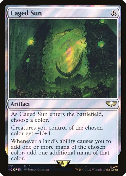 Caged Sun, Warhammer 40,000 Commander #231★