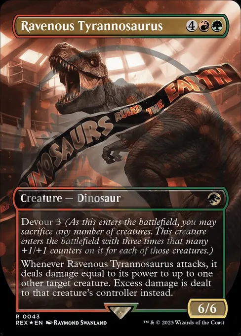 Ravenous Tyrannosaurus, Jurassic World Collection #43