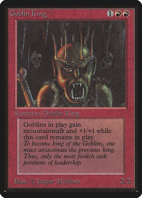 Goblin King, Limited Edition Beta #155
