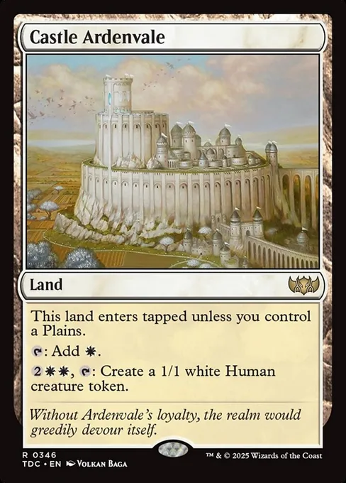 Castle Ardenvale, Tarkir: Dragonstorm Commander #346