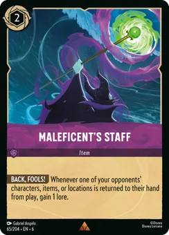 Maleficent's Staff, Normal