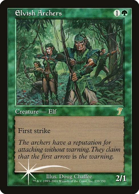 Elvish Archers, Seventh Edition #239★