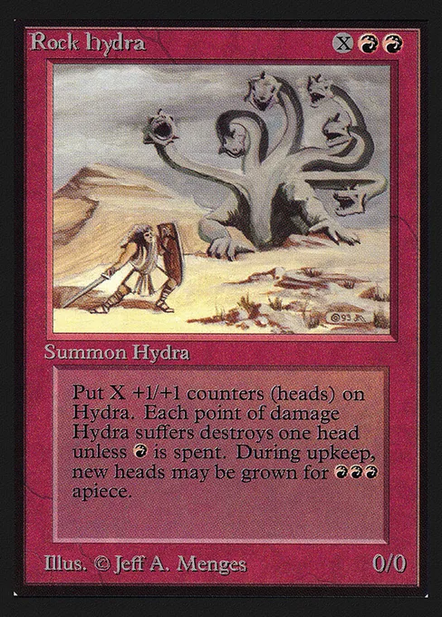 Rock Hydra, Intl. Collectors' Edition #172