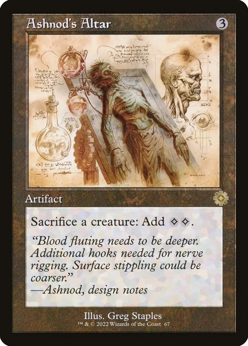 Ashnod's Altar, The Brothers' War Retro Artifacts #67