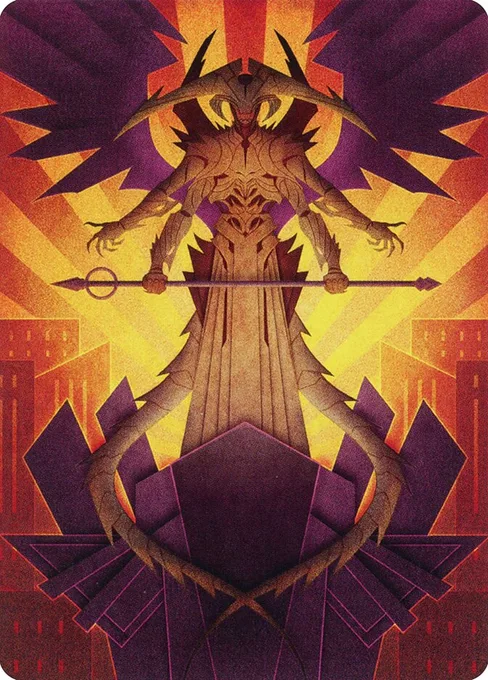Atraxa, Praetors' Voice // Atraxa, Praetors' Voice, March of the Machine Art Series #77