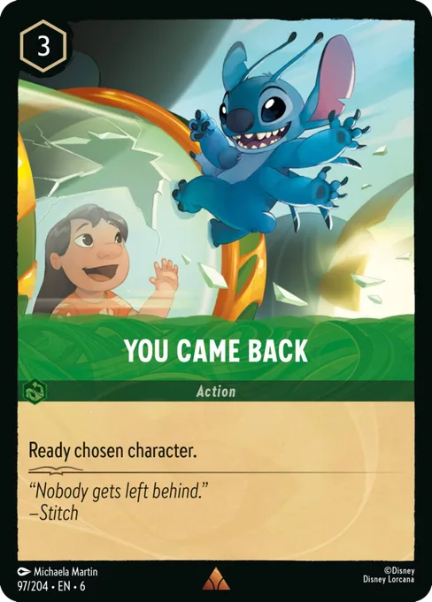 You Came Back, Azurite Sea #97