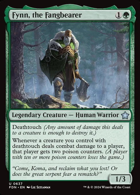 Fynn, the Fangbearer, Foundations #637