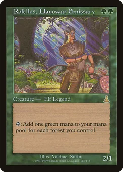 Rofellos, Llanowar Emissary, Normal
