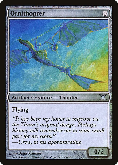 Ornithopter, Tenth Edition #336★