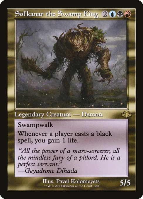Sol'kanar the Swamp King, Dominaria Remastered #368