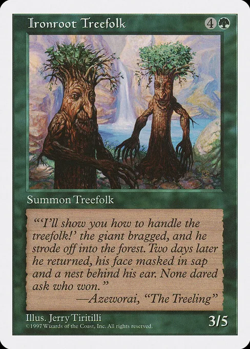 Ironroot Treefolk, Fifth Edition #305