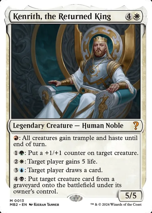 Kenrith, the Returned King, Mystery Booster 2 #13