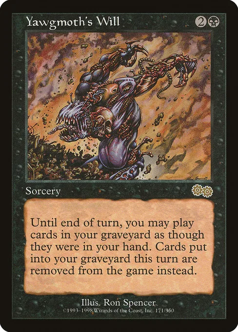Yawgmoth's Will, Urza's Saga #171