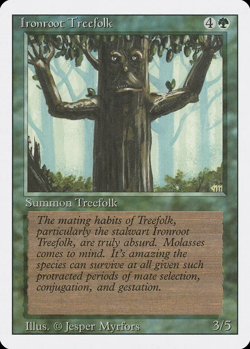 Ironroot Treefolk, Revised Edition #204