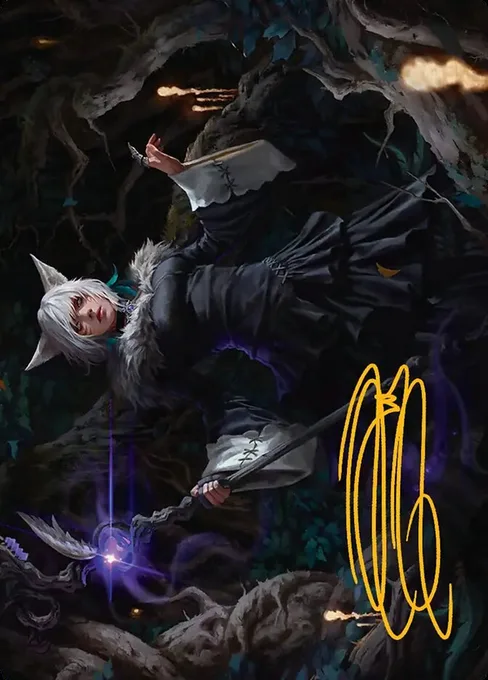 Y'shtola, Night's Blessed // Y'shtola, Night's Blessed, Final Fantasy Art Series #21