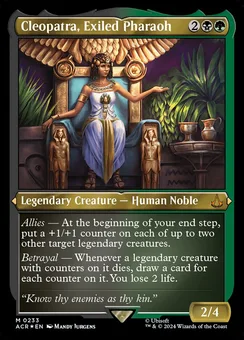 Cleopatra, Exiled Pharaoh, Holofoil