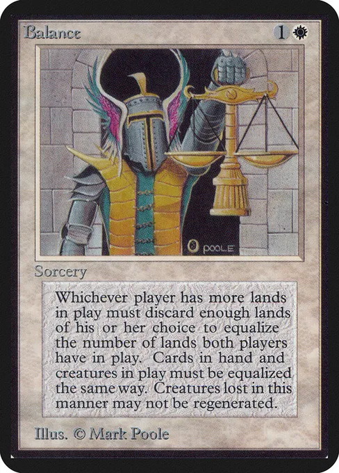 Balance, Limited Edition Alpha #3