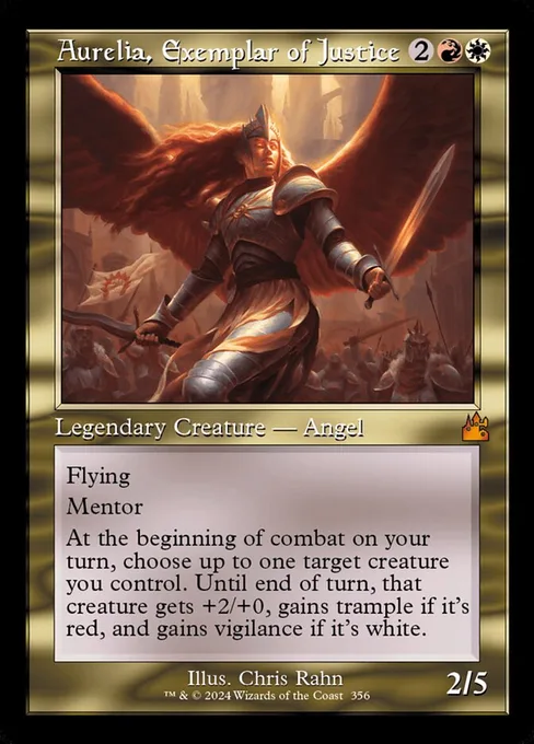 Aurelia, Exemplar of Justice, Ravnica Remastered #356