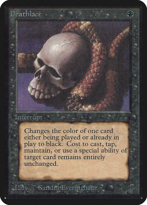 Deathlace, Limited Edition Alpha #101