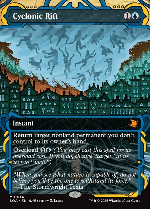 Cyclonic Rift, Secrets of Strixhaven Mystical Archive #14
