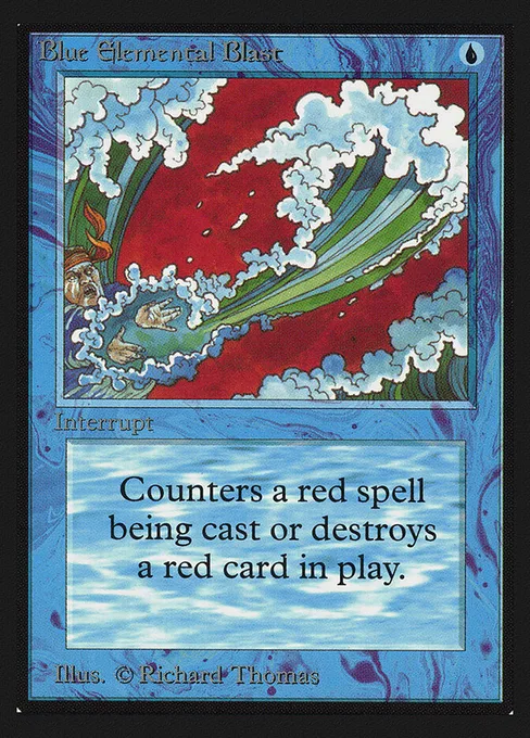 Blue Elemental Blast, Intl. Collectors' Edition #50