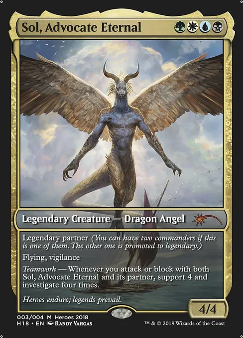 Sol, Advocate Eternal, 2018 Heroes of the Realm #3