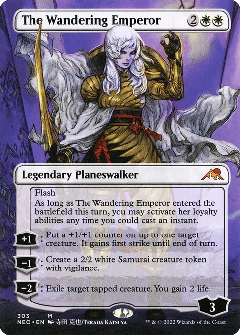 The Wandering Emperor, Kamigawa: Neon Dynasty #303