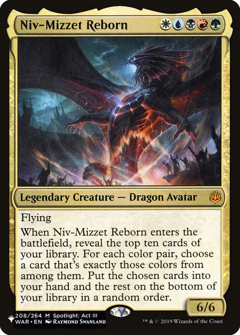 Niv-Mizzet Reborn, The List #WAR-208