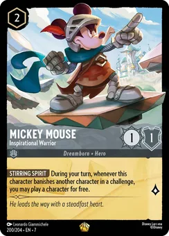 Mickey Mouse - Inspirational Warrior, Normal