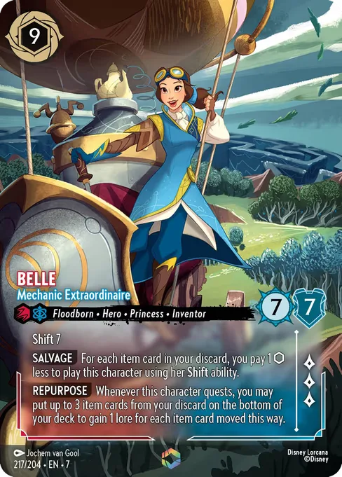 Belle - Mechanic Extraordinaire, Archazia's Island #217