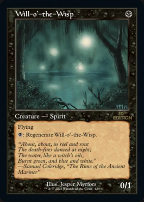 Will-o'-the-Wisp, 30th Anniversary Edition #429