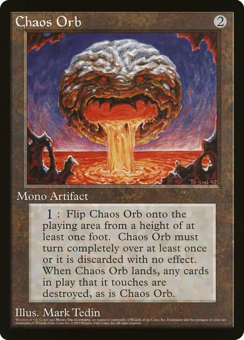 Chaos Orb, Oversized 90's Promos #1