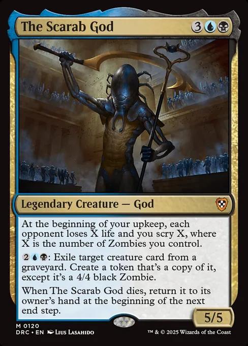 The Scarab God, Aetherdrift Commander #120