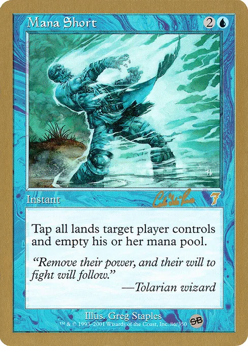Mana Short, World Championship Decks 2002 #cr86sb