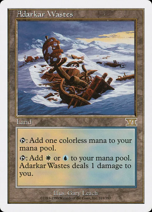 Adarkar Wastes, Classic Sixth Edition #319