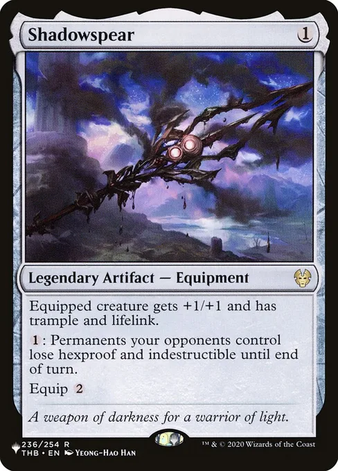 Shadowspear, The List #THB-236