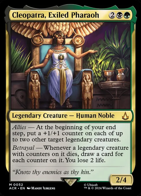 Cleopatra, Exiled Pharaoh, Assassin's Creed #52