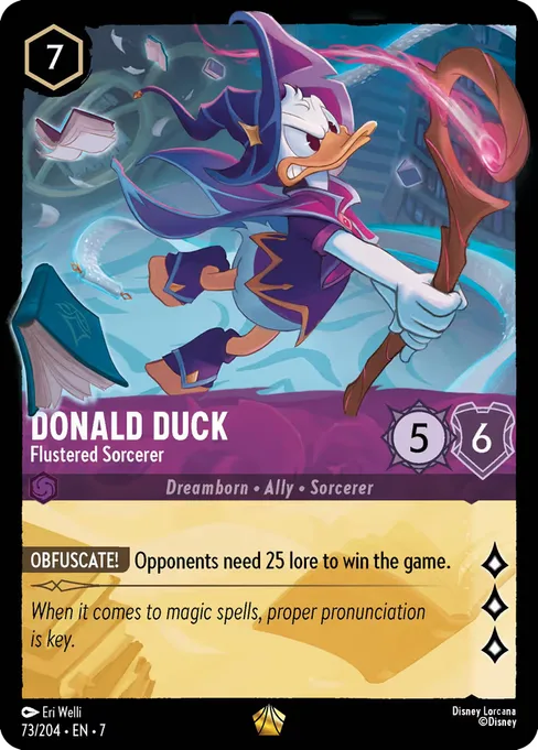 Donald Duck - Flustered Sorcerer, Archazia's Island #73