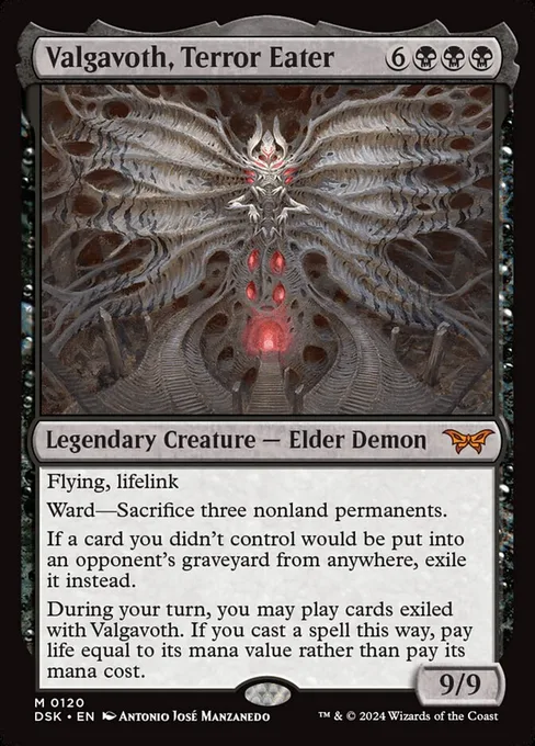 Valgavoth, Terror Eater, Duskmourn: House of Horror #120