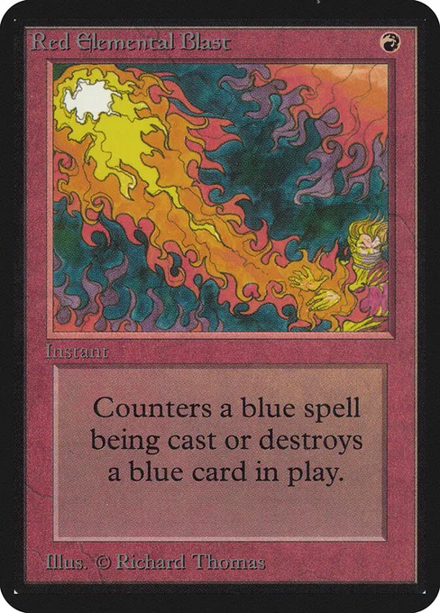 Red Elemental Blast, Limited Edition Alpha #169